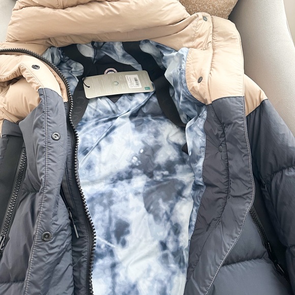 New! Canada Goose Byward Parka Regeneration Bicolor Long Down Puffer - Picture 4 of 14